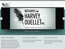 Tablet Screenshot of harveyouellet.com